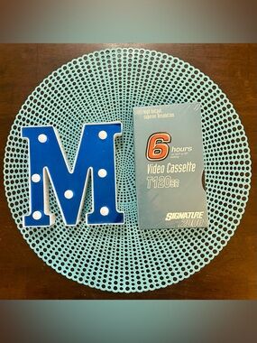 1: SIGNATURE 2000 BLANK VHS TAPE 6 HOUR VIDEO CASSETTE T-120 SR BRAND NEW SEALED